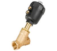 G 3/8'' NC Vanne à Siège Incliné Pneumatique 2 Voies Inox - 2000 - 178614