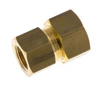 G 3/8'' x 16mm Raccord à compression droit en laiton 76 Bar DIN EN 1254-2