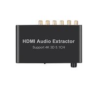 /G 4K HDMI vers RCA AC3 / DST vers 5.1 décodeur Audio coaxial amplificateur convertisseur analogique Prise en Charge 5.1 canaux pour Lecteur DVD PS4