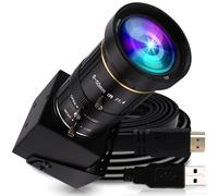 G 4K USB HDMI Caméra USB Zoom Manuel Webcam Caméra PC à Mise au Point Variable Mini caméra Lightburn pour Ordinateur Télescope H.264 Caméra de Surveillance USB Caméra USB 8MP (Objectif Zoom 10x 5-50