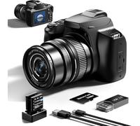 G Appareil Photo Numérique, Appareil Photo 4K Et 64Mp Pour La Photographie, Appareil Photo Vidéo, Appareil Photo Zoom Vlogging 40X Pour Youtube Avec Flash, Sortie Wifi Et Hdmi, Carte Sd De 32 Go