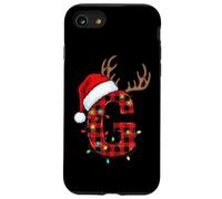 G Bonnet de Père Noël à Carreaux Coque pour iPhone SE (2020) / 7/8