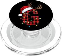 G Bonnet de Père Noël à Carreaux PopSockets PopGrip pour MagSafe