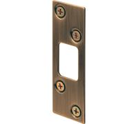 G che p ne dormant haute s curit plaqu e laiton antique Prime-Line E 2285 (paquet individuel)