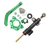 G Compatible Avec Z1000 2014-2016 2015 Support Stabilisateur D'amortisseur De Direction De Moto Amortisseur Linéaire Accessoires Universels Réglables(Green)