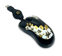 G-Cube GOA-6NG Mini souris optique Noir/Motif floral