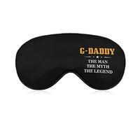 G Daddy The Man The Myth The Legend Masque pour les yeux de sommeil Soft Eye Covers Blocking Lights Bandeau avec sangle réglable pour la sieste de voyage