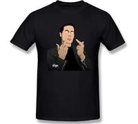 G Eazy Men's Basic Short Sleeve T-Shirt Black Manches Courtes(X-Large)