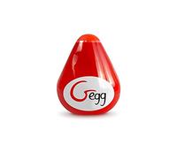 G-Vibe Huevo Masturbador Texturado Reutilizable Rojo 1ud