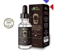 G.F. Serum Croissance Barbe, Huile À Barbe, Huile Hydratante Pour Barbe, Huile De Ricin Naturelle, Expert Français[Z1124]