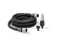 G.F. SRL Aquapop Grey Easy 20 Tuyau en Tissu Auto-Extensible de 20 m, fabriqué en Italie, avec Mini pulvérisateur de Jardin et raccords pour arroser Les Jardins, Gris foncé