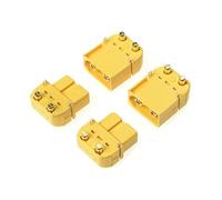 G-Force RC GF-1043-001 Lot de 2 paires de connecteurs XT-60PW avec contacts dorés + femelle