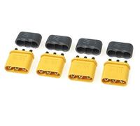G-Force RC GF-1085-002 Lot de 4 connecteurs MR-30 3 Broches avec Capuchon de Contact doré