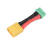G-Force RC GF-1301-140 Câble adaptateur d'alimentation XT-60 mâle vers MPX femelle 14 AWG en silicone