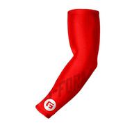 G-Form Compression Arm Sleeve - Manches de bras évacuant l'humidité pour le baseball, le basket-ball et autres - Manches de coude avec coutures plates - Rouge, Adulte L/XL