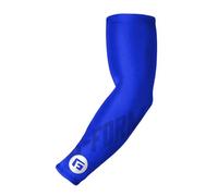 G-Form Compression Arm Sleeve - Manches de bras évacuant l'humidité pour le baseball, le basket-ball et autres - Manches de coude avec coutures plates - Royal, Adulte S/M