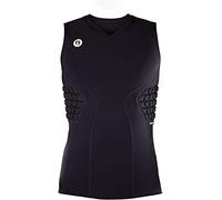 G-Form Men's Team Baselayer Tank - Débardeurs d'entraînement pour Les Hommes pratiquant des Sports d'impact - Noir, Adulte Grand