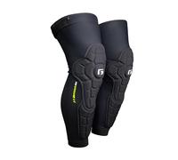 G-Form Pro-Rugged 2 Knee-Shin Guard - Protection des genoux pour le vélo, le patinage et les sports de neige - Protège-genoux et tibias de compression rembourrés - Noir, Adulte X-Petit