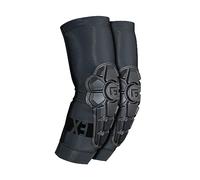 G-Form Pro-X3 Coudières - Coudières Dirt Bike & Mountain Bike - Accessoires vélo - Triple Noir Mat, Adulte Moyen