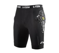 G-Form Short de vélo rembourré pour Hommes - Protecteur pour BMX, Snowboarding et Autres - Short de Compression athlétique - Noir, Jeunes Grand/X-Grand