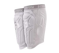 G-Form V2 Protège-tibias de football, blanc/platine, adulte taille M
