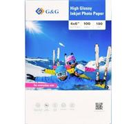 G&G; 180GSM-4X6-100 Papier photo 180 g/m² 100 pc(s)