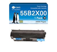 G&G 55B2X00 Cartouche de toner compatible avec Lexmark 55B2X0E pour MS431dn MS431dw MX431adn MX431adw, 20 000 pages (55B2X00)