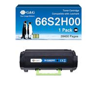 G&G 66S2H00 Cartouche de toner compatible avec Lexmark 66S2H00 pour MX532adwe MS531dw, 28400 pages (66S2H00)