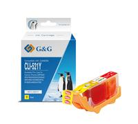 G&G Canon CLI521 Cartouche d'encre jaune générique - Remplace 2936B001