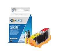 G&G Canon CLI521 Cartouche d'encre noire générique - Remplace 2933B001