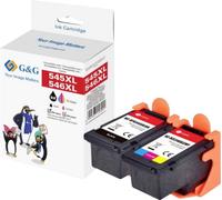 G&G Encre compatible GP-C545XLBK/546XLCMY-2P