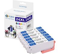 G&G Encre compatible GP-E24XLBKCMYLCLM-6P