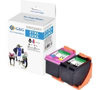 G&G Encre compatible GP-H21XBK/22XLCMY-2P