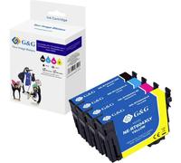 G&G; Encre compatible noir, cyan, magenta, jaune GP-E604XLBKCMY-4P-R