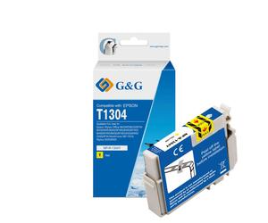 G&G Epson T1304 Cartouche d'encre jaune générique - Remplace C13T13044010