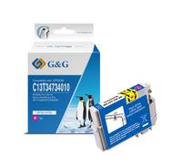 G&G Epson T3473/T3463 (34XL) Cartouche d'encre pigmentaire magenta générique - Remplace C13T34734010/C13T34634010