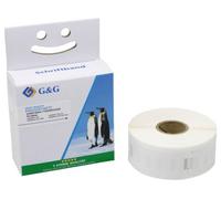 G&G Etiquette compatible remplace DYMO 11352, S0722520 25 x 54 mm papier à impression thermique directe blanc 500 pc(s) fixation