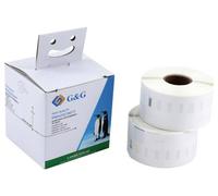 G&G Etiquette compatible remplace DYMO 99012, S0722400 36 x 89 mm papier à impression thermique directe blanc 520 pc(s) fixation