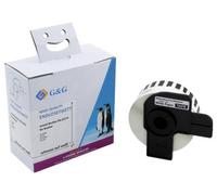 G&G Etiquette (sans fin) compatible remplace Brother DK-22214 12 mm x 30.48 m papier à impression thermique directe blanc