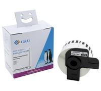 G&G Etiquette (sans fin) compatible remplace Brother DK-22225 38 mm x 30.48 m papier à impression thermique directe blanc 1 pc(s)