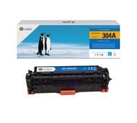 G&G HP CC531A/CE411A/CF381A Cartouche de Toner Cyan Générique - Remplace 304A/305A/312A