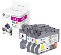 G&G; Ink set compatible noir, cyan, magenta, jaune GP-B427BKCMY-4P