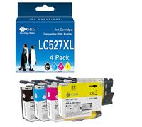 G&G LC527XLVAL Cartouches d'encre compatibles avec Brother LC527XL LC527 pour Brother MFC-J4350DW MFC-J4550DW (LC527XL Value Pack)