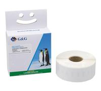 G&G Lot de 500 étiquettes compatibles Dymo 11355/ s0722550 (19 mm x 51 mm) Noir sur blanc