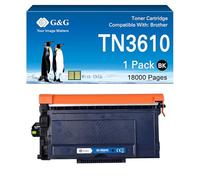 G&G TN-3610 Toner compatible avec Brother TN3610 TN3610XL pour Brother HL-L6210DW HL-L6410DN HL-L6415DN MFC-L6710DW MFC-L6910DN avec puce (TN3610)