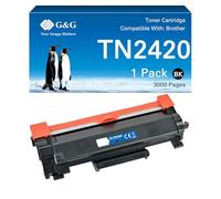 G&G TN2420 Toner compatible avec Brother MFC-L2710DW HL-L2350DW TN2420 MFC-L2750DW MFC-L2710DN HL-L2370DN DCP-L2530DW (1 noir)
