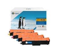 G&G TN243CMYK toner compatible Brother TN-243 TN-247 multipack 4 couleurs : noir, cyan, magenta, jaune