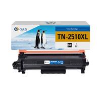 G&G TN2510 XL Toner Compatible avec Brother Brother TN2510XL TN2510 pour Brother HL-L2400DWE MFC-L2860DWE DCP-L2620DW HL-L2400DW HL-L2445DW DCP-L2660DW avec Puce (1 Noir)
