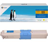 G&G toner compatible avec OKI 44469704, NT-CO310Y, jaune, 2000s