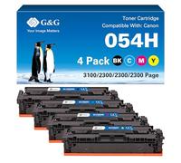 G&G Toner de rechange compatible avec Canon 054H 054 pour Canon I-SENSYS MF641Cw MF645CX LBP623CDW CRG-054H CRG-054 (054H)